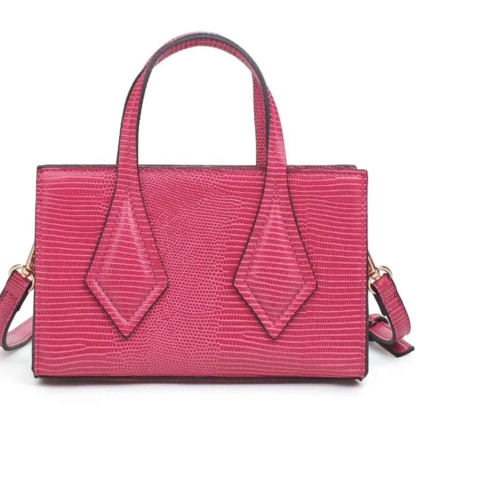 Urban Magenta Holland Lizard Crossbody Bag